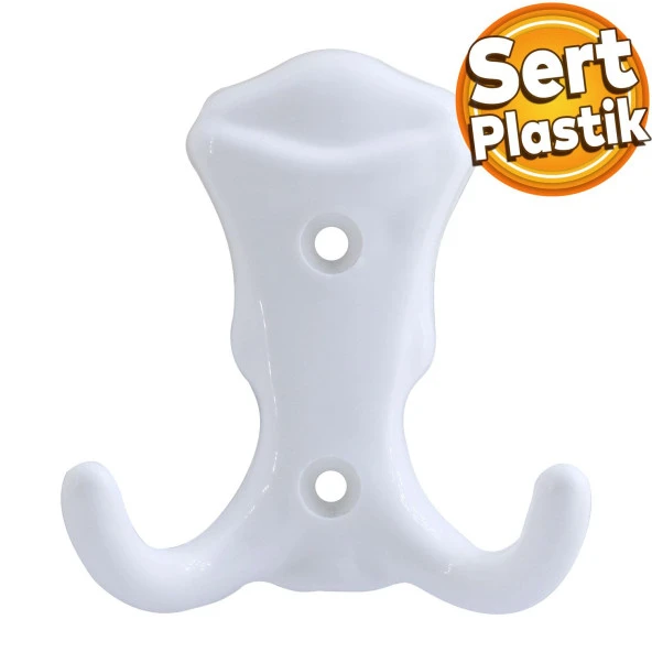 Martı Duvar Vestiyer Portmanto Askısı Dolap Elbise Askılığı Beyaz Renk Plastik Askı Askılık