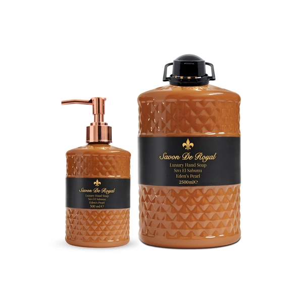 Savon De Royal Luxury Vegan Sıvı Sabun Eden's Pearl 2,5 lt & 500 ml