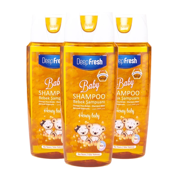 Deep Fresh Bebek Şampuanı Honey 3 x 500 ml