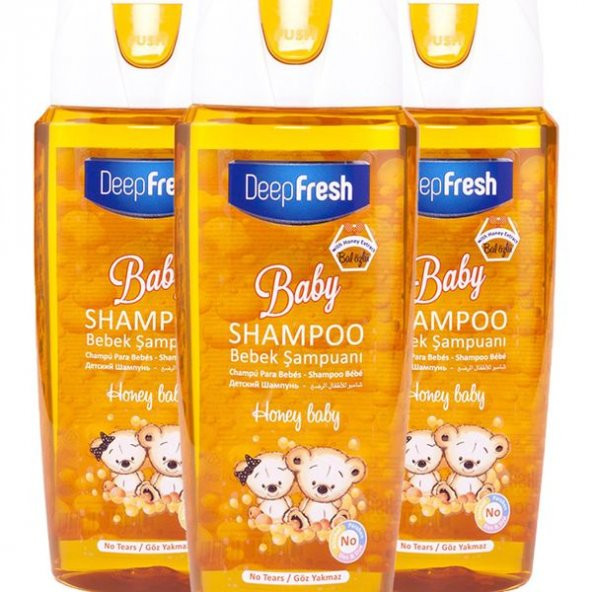 Deep Fresh Bebek Şampuanı Honey 3 x 500 ml