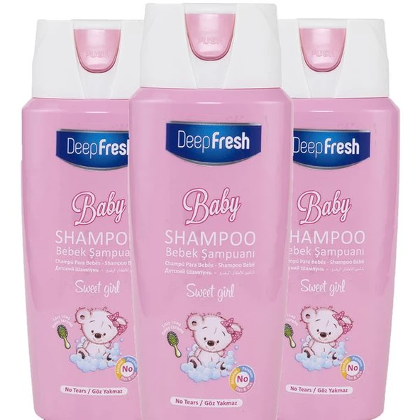 Deep Fresh Bebek Şampuanı Sweet Girl 3 x 500 ml