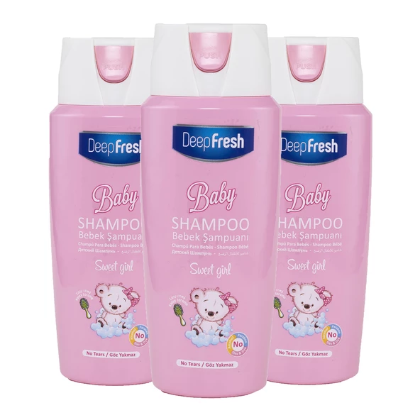 Deep Fresh Bebek Şampuanı Sweet Girl 3 x 500 ml