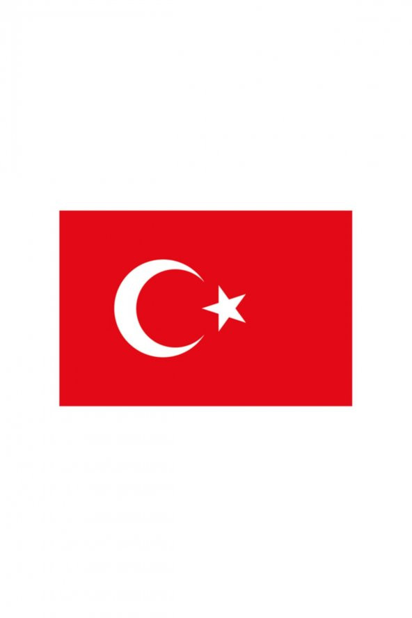 70x105 Türk Bayrağı