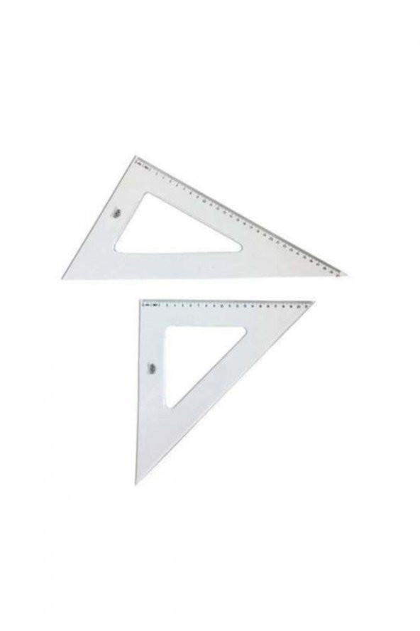 Teknik Öğrenci Gönye Seti 32 Cm. / 60° - 45° - 2