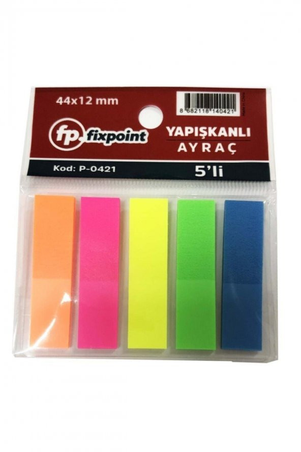 4 Paket Yapışkanlı Ayraç 5 Li