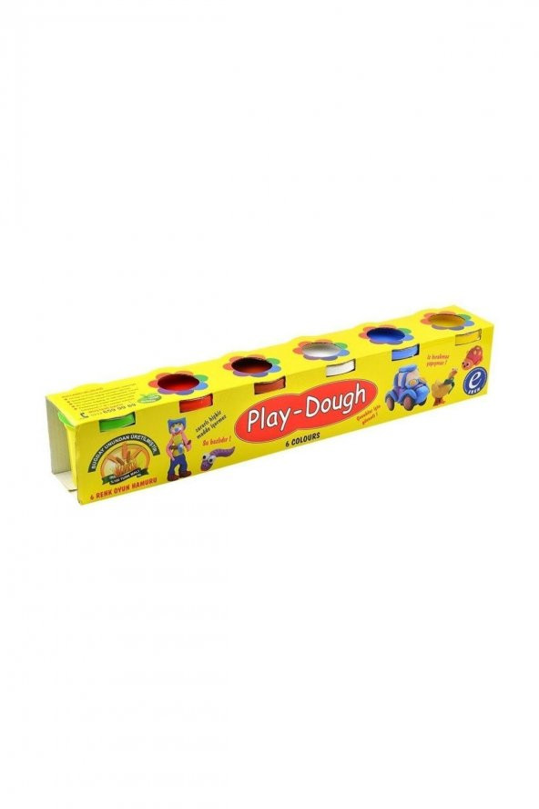 Eren Play Dough Oyun Hamuru 6 Renk 6x130=780 Gr