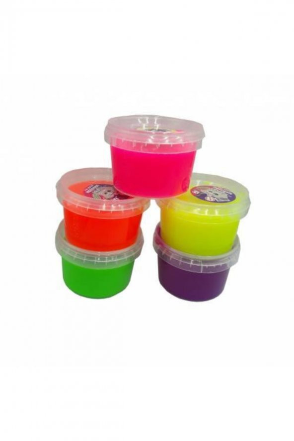 Fosforlu 5li Hazır Slime-slaym Büyük Kutu 200 g