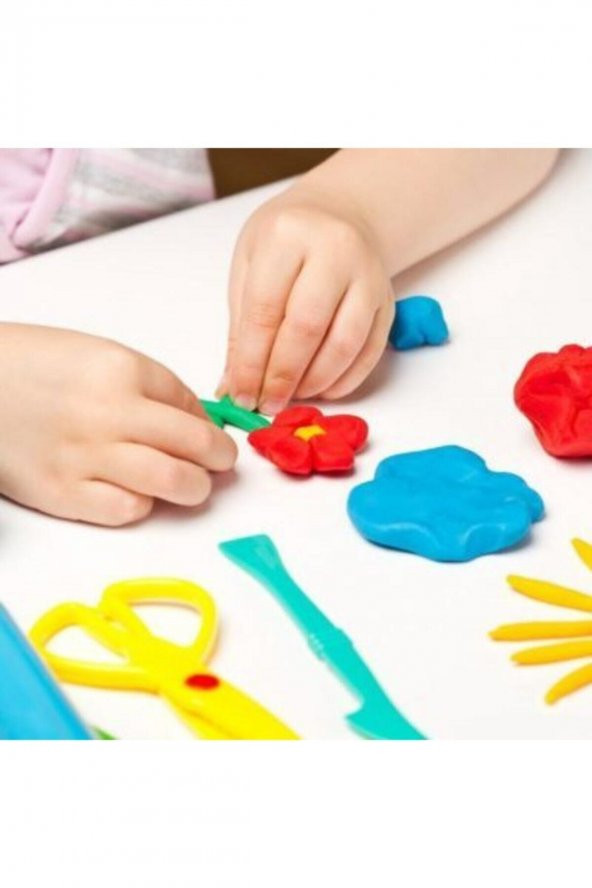 Oyun Hamuru Eğlenceli Canlı Ana Renkler 4lü 448gr - 3