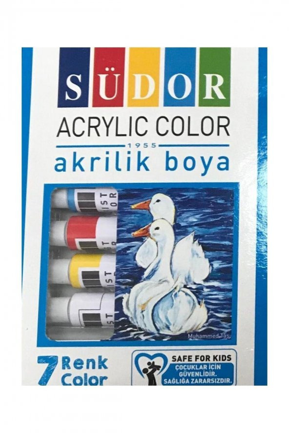 7x9 Ml Akrilik Tüp Boya Seti - Sd191