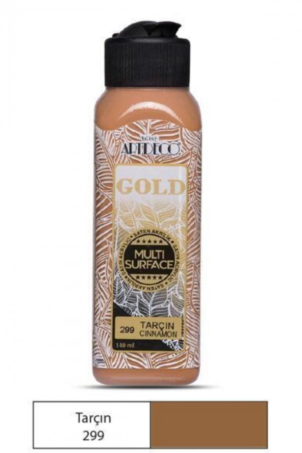 Gold Multi Surface Akrilik Boya 140 ml. 299 Tarçın