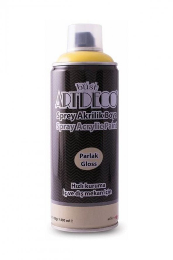 Akrilik Sprey Boya 400 ml. Açık Sarı