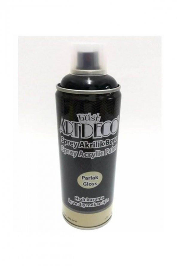 Akrilik Sprey Boya 400 ml. SİYAH - 2
