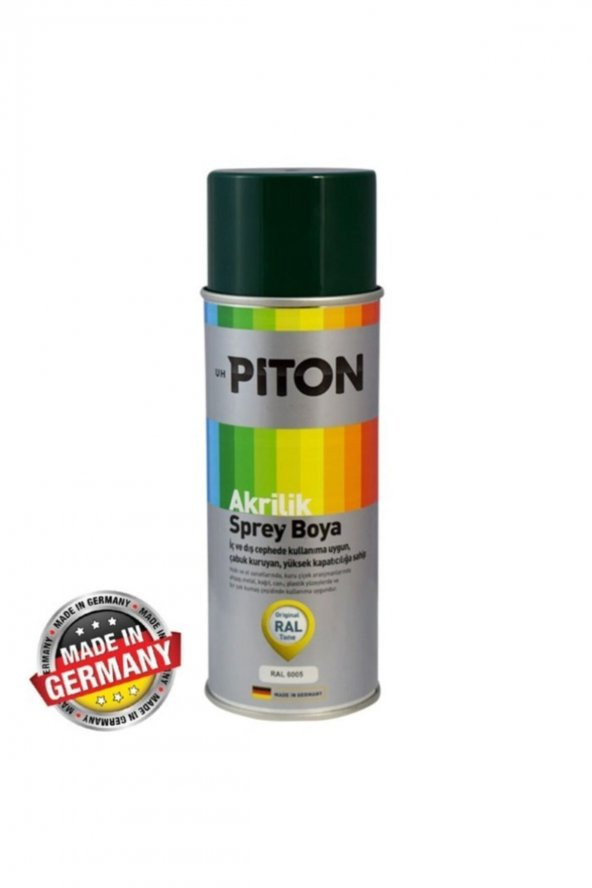 Akrilik Boya Ral 6005 Yosun Yeşil 400 Ml Sprey Boya - 2