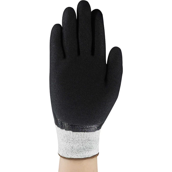 Ansell Edge 48-929 Nitril Kaplı Yağ Tutmayan ve Çok Amaçlı Koruma İş Eldiveni - Resim 3