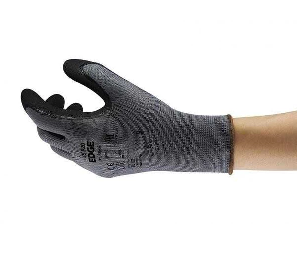 Ansell Edge 48-920 Nitril Kaplı Yağ Tutmayan ve Çok Amaçlı Koruma İş Eldiveni ürün görseli 1