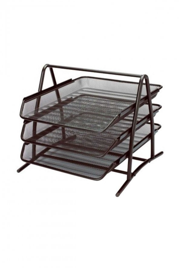 Ofıca Metal 3lü Evrak Rafı Siyah Fts20s fx - 3