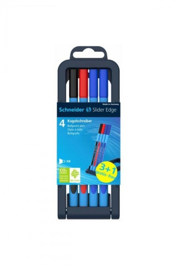Slider Edge Xb Tükenmez Kalem 4 Lü Set