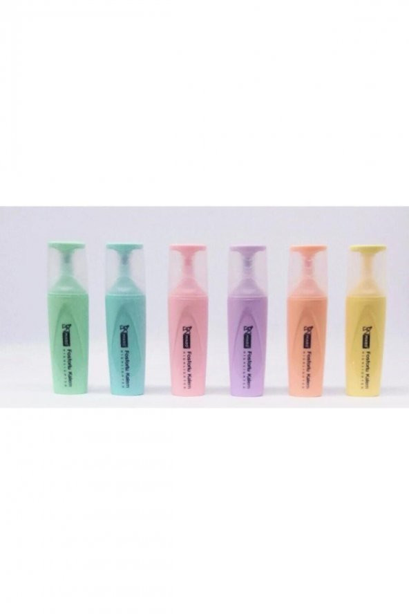 Highlighter Pastel 6 Lı Fosforlu Kalem F.k