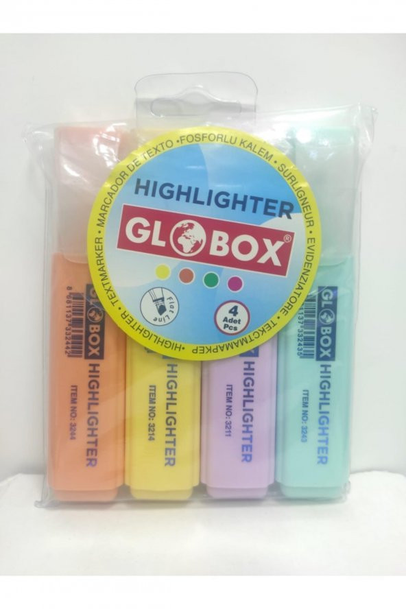 Highlighter Forforlu Renkler 4lü Set