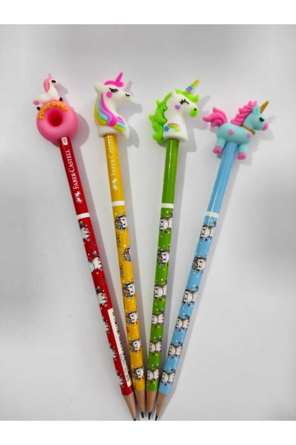 Unicorn Kurşun Kalem Ve Kalem Başlığı Seti