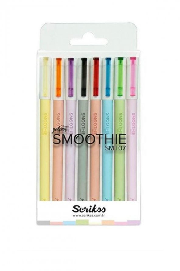 Smoothie Jel Kalem 0.7mm - 8li Set