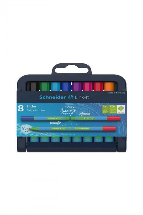 Link-It Slider XB Tükenmez Kalem 8 Li Set (SCT928)