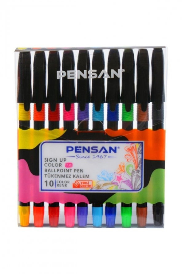 Tükenmez Kalem 10lu Renk