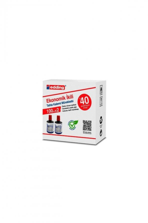 100 Ml X2 Tahta Kalemi Mürekkebi // Kırmızı