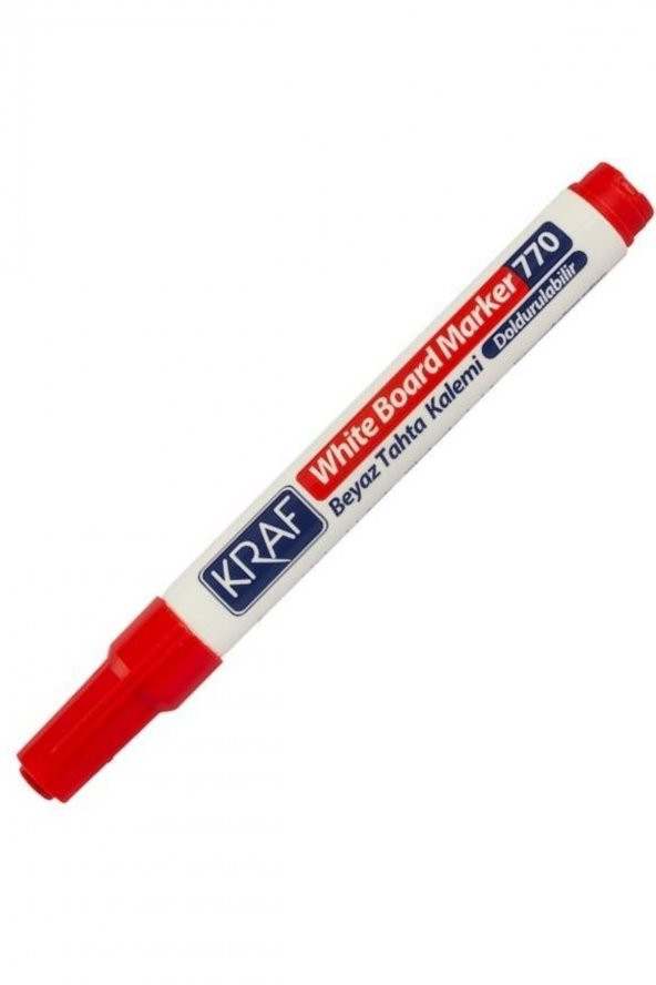 Beyaz Tahta Kalemi Doldurulabilir 770 Kırmızı