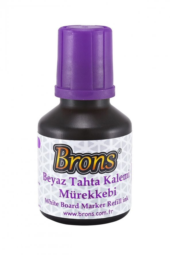 Beyaz Tahta Kalem Mürekkebi 30 ml -Mor