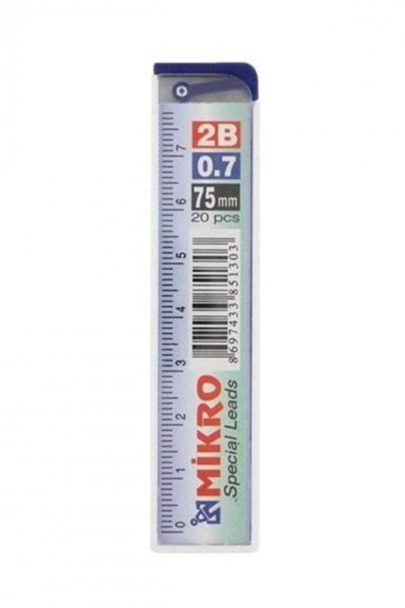 Mikro Min 0.7-0.9 mm Cetvelli Kalem Ucu 75 mm