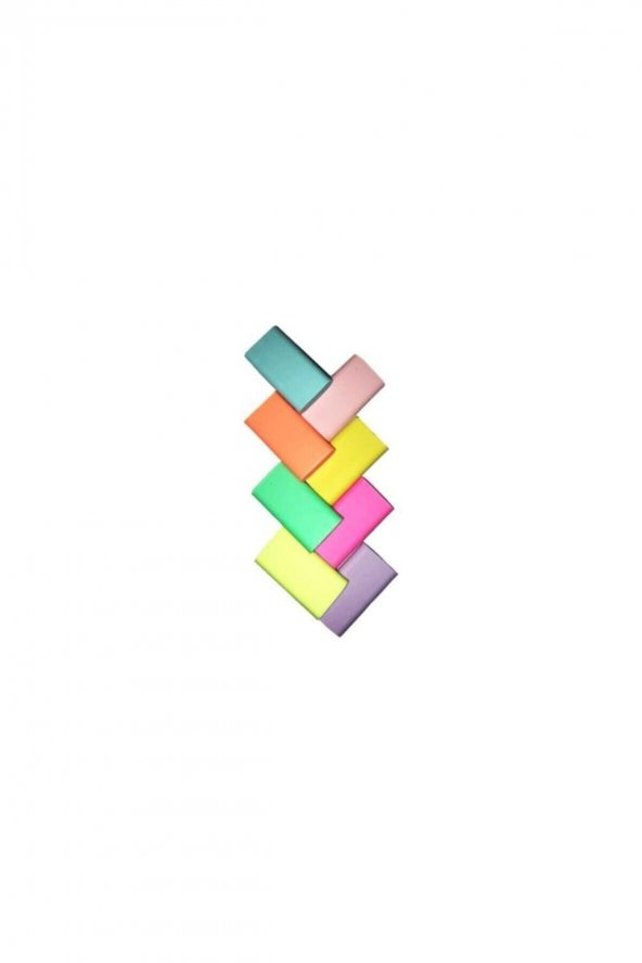 Curved Rainbow Pastel Silgi 8li Sg.51 - 2