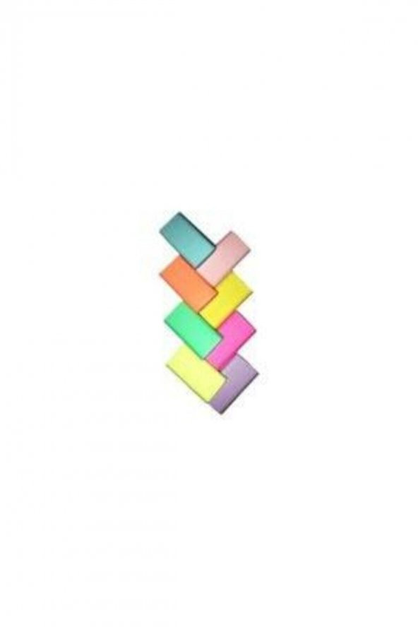 Curved Rainbow Pastel Silgi 8li Sınav Silgisi Renkli - 2
