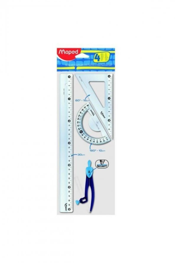 Start 30cm Pergelli Maxi Çizim Seti 4 Lü 3154148992189 - 1