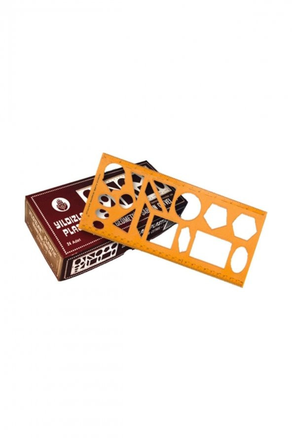 Geometri Şablon Cetveli 1,25 Cm Kod:040