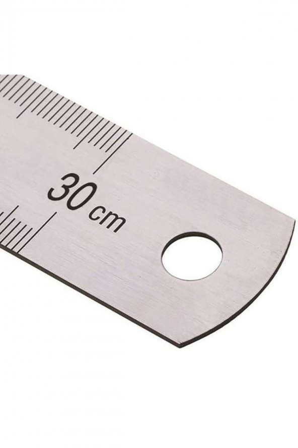 Çelik Cetvel 30 Cm