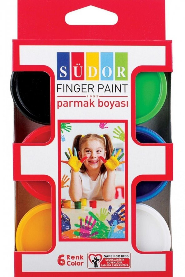 Parmak Boyası 6 Lı Takım 30 ml