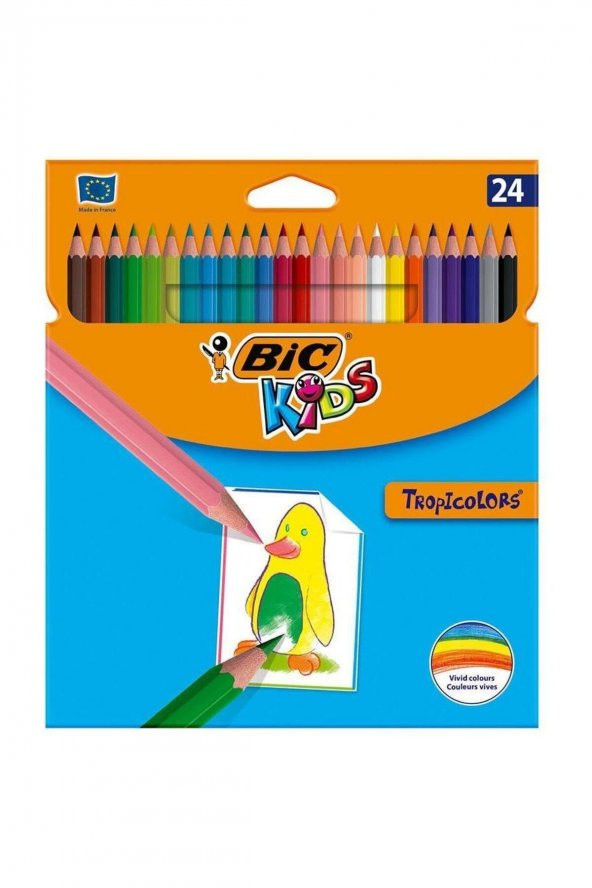 Çocuk Tropicolor2 Uzun Boya Kalemi 24 Renk 832568