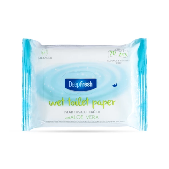 Deep Fresh Islak Tuvalet Mendili 3 x 70 Yaprak