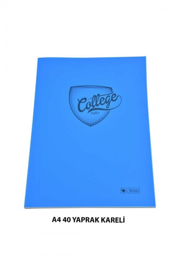 Çınar Pvc Kapaklı A4 Kareli 40 Yaprak Defter - 2