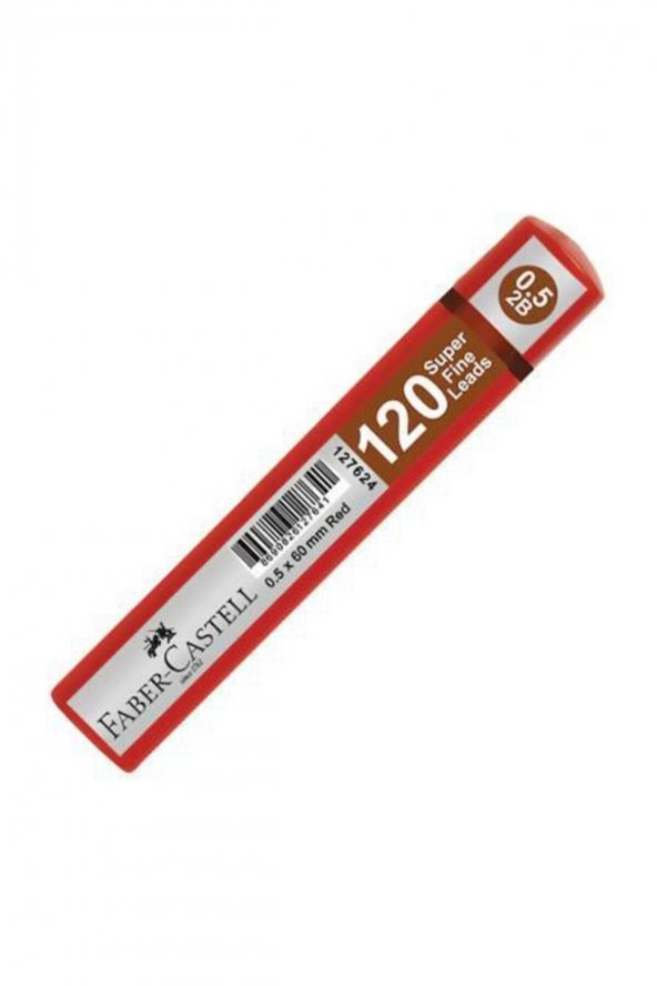 Grip Min 0.5 2b 60mm, 120`li Kırmızı Tüp