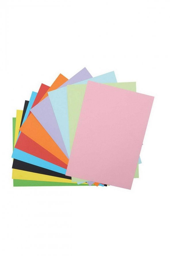 25x35 Fon Kartonu 10 Lu Karışık Paket (78366) ( Kırtasiye)