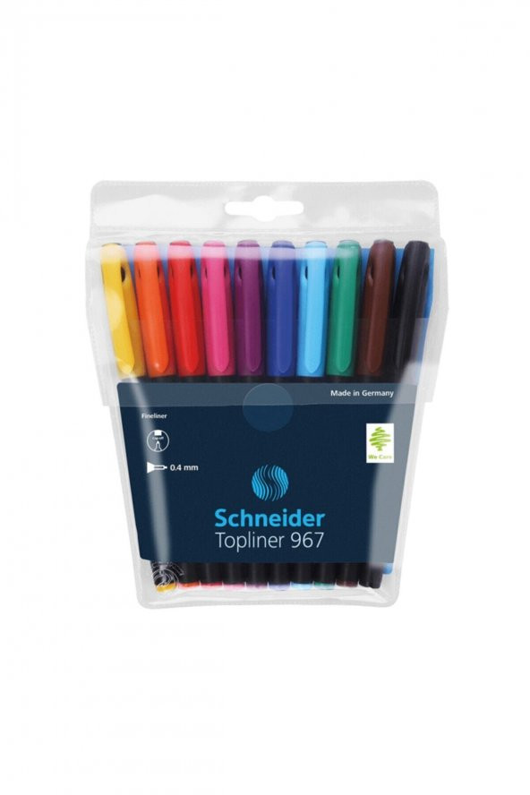 Schneıder Toplıner 967 Fiber Uçlu Kalem 0,4 mm 10lu Scr100