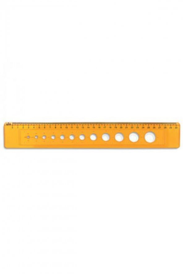 Daire Şablonu - 30cm Cetvel - 2