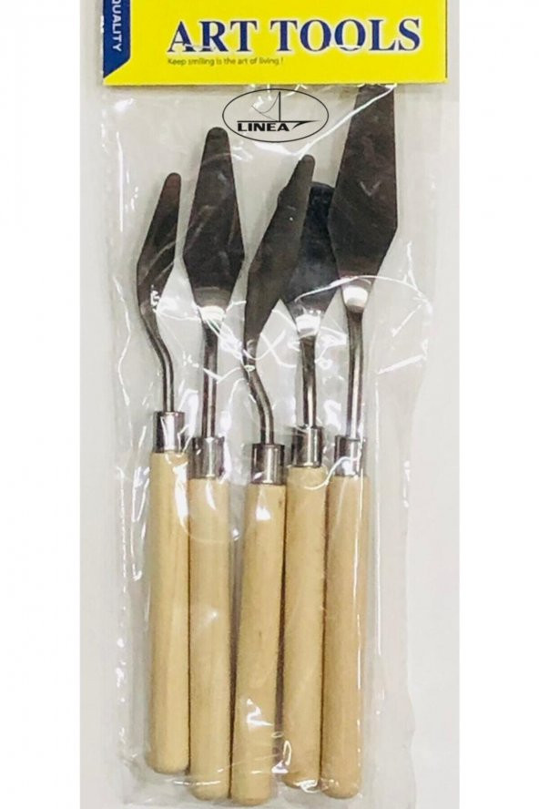 Sanatsal Metal Spatula 5li Set