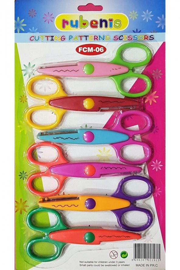 Şekilli Makas 6 Farklı Model