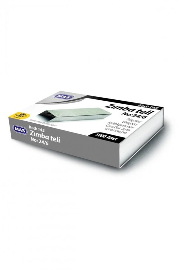 Zımba Teli No: 24/6 Beyaz - 2