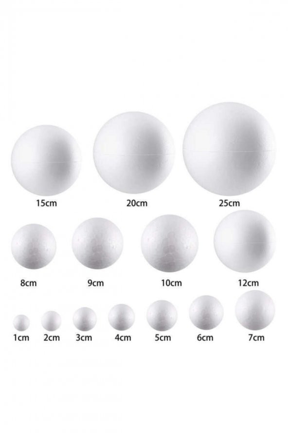 6903 Strafor Köpük Top 6 Cm - 10lu Paket - 3