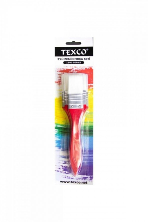Rich Texco 3lü Zemin Set Fırça Kırmızı 1500 Seri