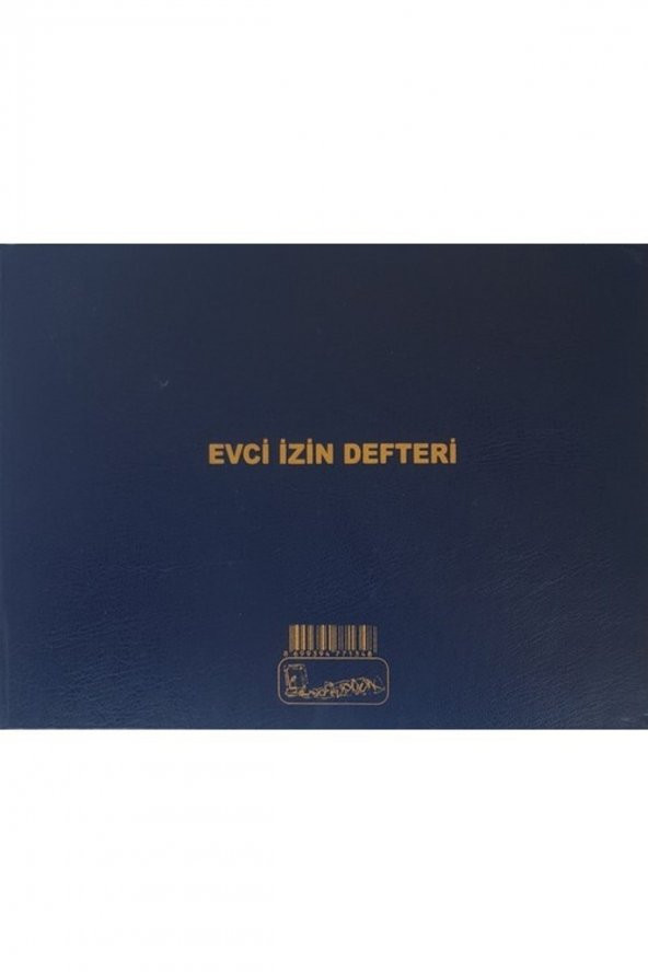 Evci İzin Defteri Cilt Kapak